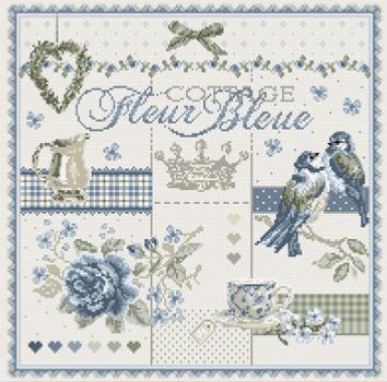 Fiche Madame la Fée - Fleur bleue