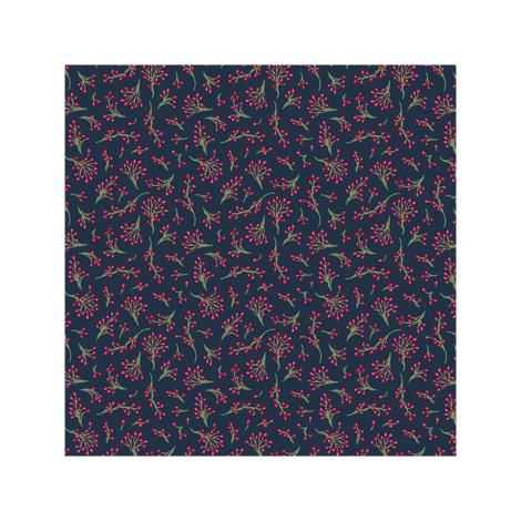Tissu coton de noël Odile Bailloeul par 10 cm