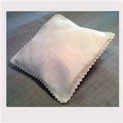 Coussin en lin blanc 21x21cm