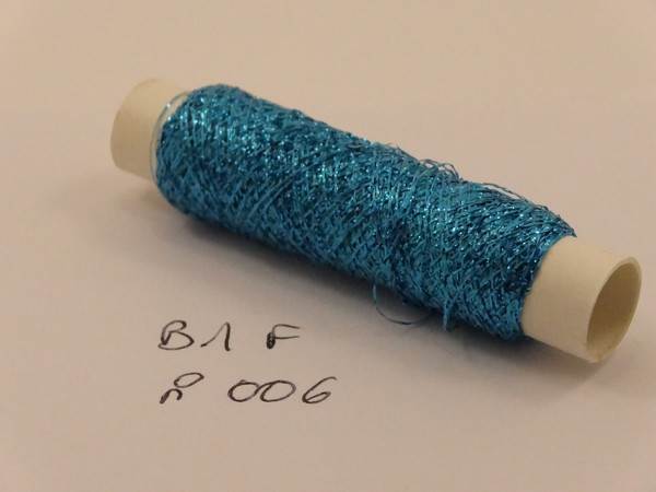 Fil métallisé Bouclé 1 Fil - 006 bleu