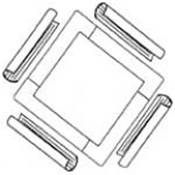 Tambour Q-Snap, Q-Snap Frame: 20 x 20 cm (8"x8")