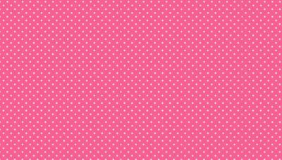 Tissu patchwork à pois Rose bonbon - 830-P65 - par 10 cm