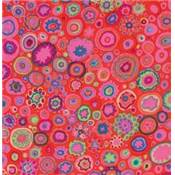 Tissu Kaffe Fassett paperweight pink par 10cm - 125PWGP020PINKX