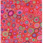 Tissu Kaffe Fassett paperweight pink par 10cm - 125PWGP020PINKX