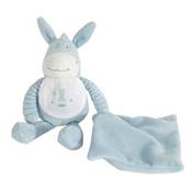 Doudou âne turquoise DMC