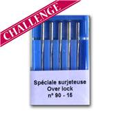 5 aiguilles pour surjeteuse 80 Bohin 98413