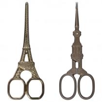 Ciseaux brodeuse tour eiffel doré 15 cm - médiac