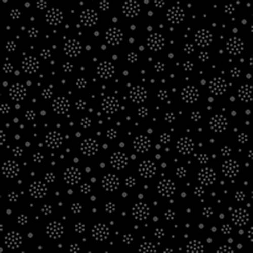 Tissu noir STOF Quilters Basic Harmony 4520-916 - par 10cm
