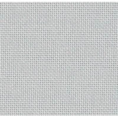 Toile lugana 10 fils gris moyen par 10 cm en 140 de large
