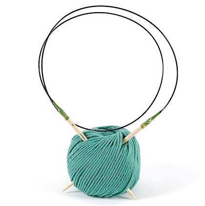 Aiguilles à tricoter circulaires en bambou n°5