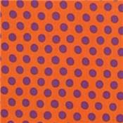 Tissu Kaffe Fassett pois orange par 10cm