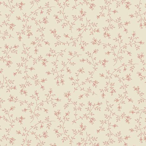 Tissu super bloom Rose vine antique par 10 cm