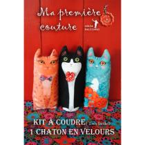 Kit couture enfant, chat " bébé filou" d'Odile Bailloeul