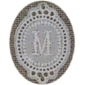 Monogramme Dentelle petite lettre M