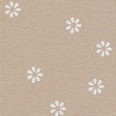 12 fils - Murano petites fleurs blanches - 3984-7399