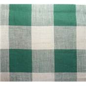 Lin 11 fils/cm carreaux verts