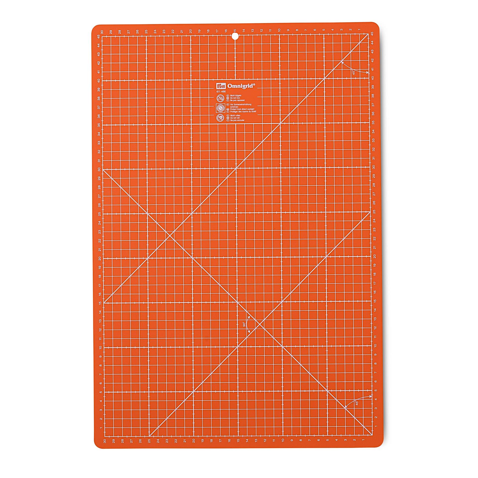 Plaque de coupe 30x45 cm cm/inch orange