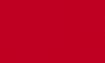 Tissu uni bright red par 10 cm