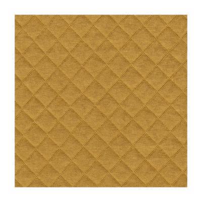 Tissu Jersey matelassé moutarde par 10cm