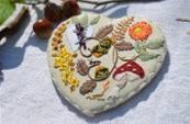 Kit broderie la bastidane automne