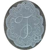 Monogramme Dentelle grande lettre J