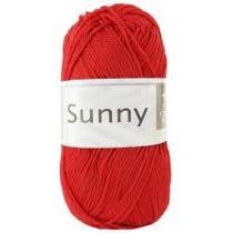 Coton Cheval blanc - sunny 004 - coquelicot