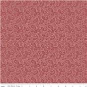 Tissu Rose Samantha Paisley par 10cm - C4714