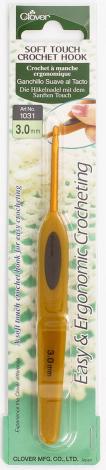 Crochet ergonomique Soft Touch 3.0mm - Clover n°1031