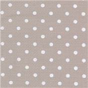 Aïda 8 pts pois blanc - 3326-3189, Dim: 1 m