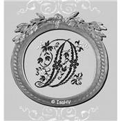 Monogramme Vintage Lettre D