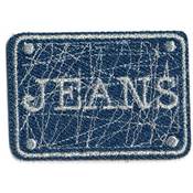 Pièce thermocollante "JEANS" 60x45mm