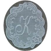 Monogramme Dentelle grande lettre K