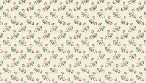 Tissu super bloom forget me not par 10 cm