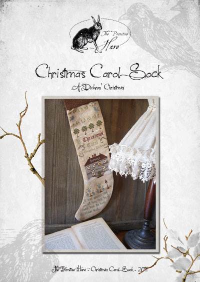 Christmas Carol Socks - Primitive Hare