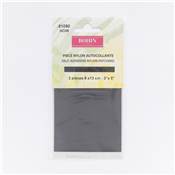 2 Pièces autocollantes nylon noir 7,5x13cm - 61090