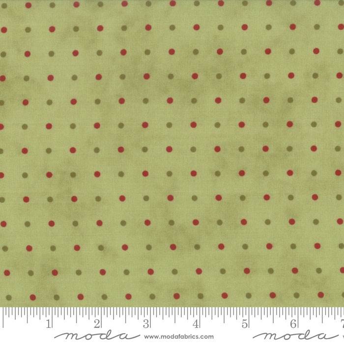 MINICK & SIMPSON 14832-13 Snowfall Prints Garland Green - par 10cm