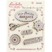 Pochette collection Ma petite brocante - 253, Couleur: Gris