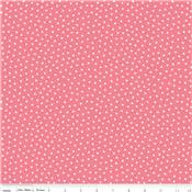 Tissu Pink Paper Dolls Dots par 10cm - C4355P