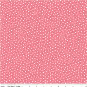 Tissu Pink Paper Dolls Dots par 10cm - C4355P