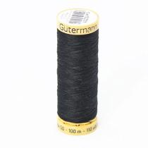 Fil à coudre Gütermann coton 100m - Noir 5201