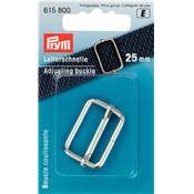 Boucle coulissante rectangulaire 25mm 615800 argent