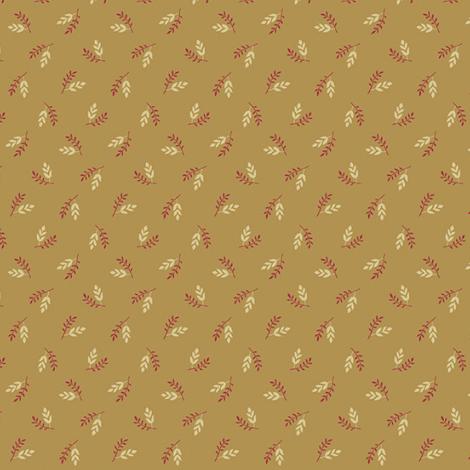 Tissu super bloom Hops Dark khaki par 10 cm