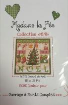 Mini fiche Petits coeurs de Noël - Madame la fée 