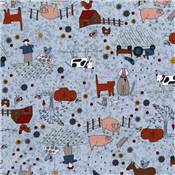 Tissu High Meadow Farm 3042-02 - Lynette Anderson - par 10cm