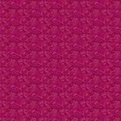 Tissu coton popeline rose "malabar" d'Odile Bailloeul