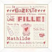 Naissance Fille - fiche B015 de Lilipoints