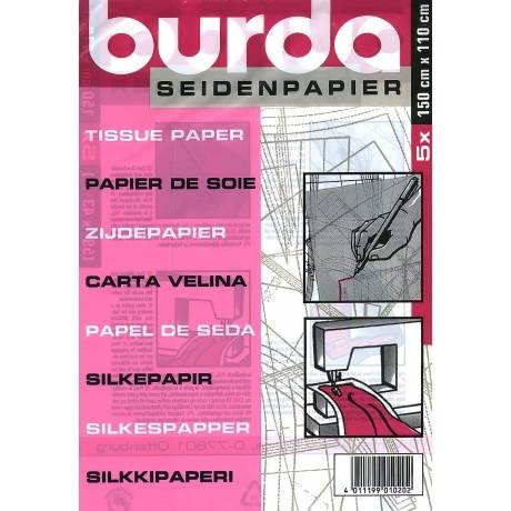 Pochette Burda papier de soie pour patron de couture