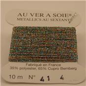 Fil métallisé tressé 4-041
