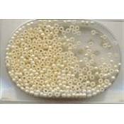 Perles Petite ivoire irisé 6109
