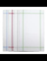 Torchon à broder Lilipoints de Graziano lignes bleues - Isa